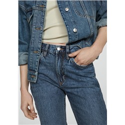 Jeans rectos tiro medio