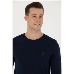 Erkek Lacivert Basic Kazak