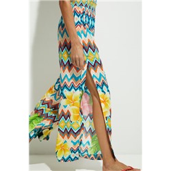 Pantalón pata ancha flores