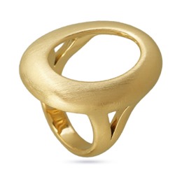 Кольцо (покрытие сатиновое золото)