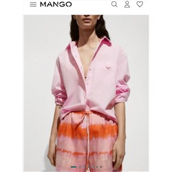 Женская рубашка свободного кроя (2цвета) 🖤  МАНГ*О