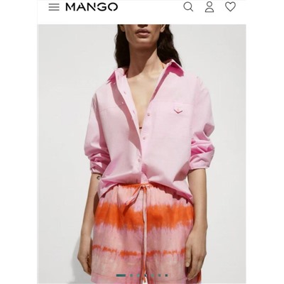 Женская рубашка свободного кроя (2цвета) 🖤  МАНГ*О