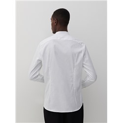 Хлопковая рубашка, облегающая посадка