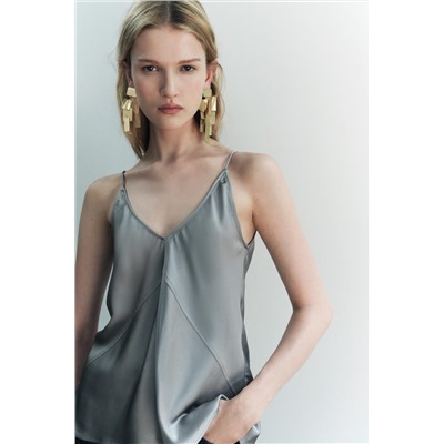ZW COLLECTION SATIN CAMISOLE TOP