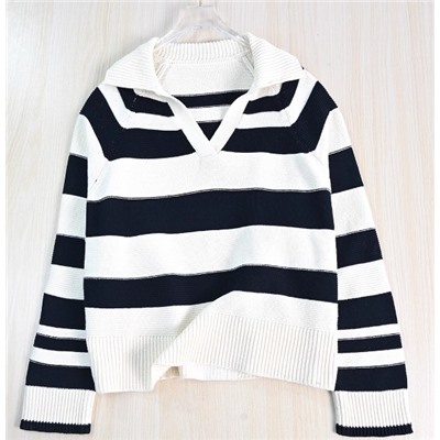 Полосатый свитер в стиле ретро КО*С