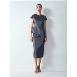 Юбка-карандаш миди, S947/pierre