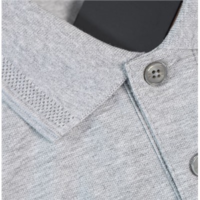 Мужская рубашка-поло с коротким рукавом из хлопка БОС*С