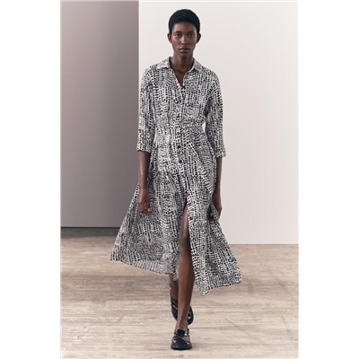 ZW COLLECTION PRINTED LONG DRESS