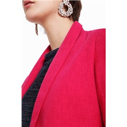 Americana fucsia troquelada