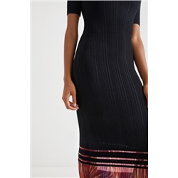 Vestido midi plisado