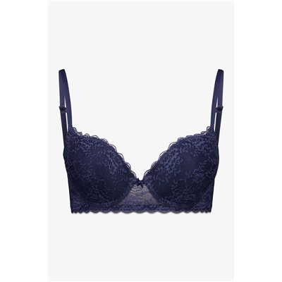 Sujetador push up GORGEOUS encaje azul oscuro