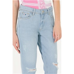 Kadın Açık Mavi Jean Pantolon