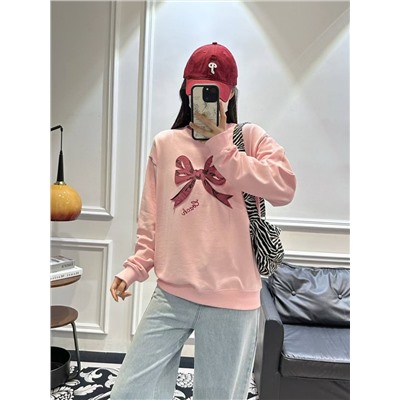 Женский свитшот с бантом КОУ*Ч