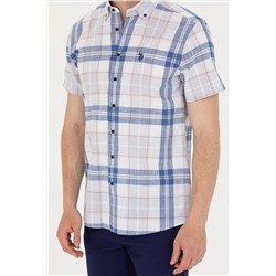 Erkek Lacivert Kısa Kollu Gömlek