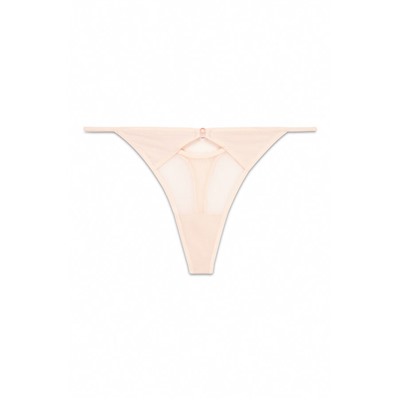 Tanga tul microfibra rosa