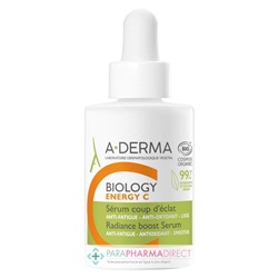 A-Derma Biology Energy C Sérum Coup d'Éclat BIO 30ml