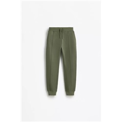 Pantalón de felpa costura