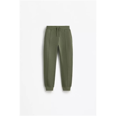 Pantalón de felpa costura