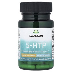 Swanson, 5-HTP, 100 mg, 60 Vegan Caps