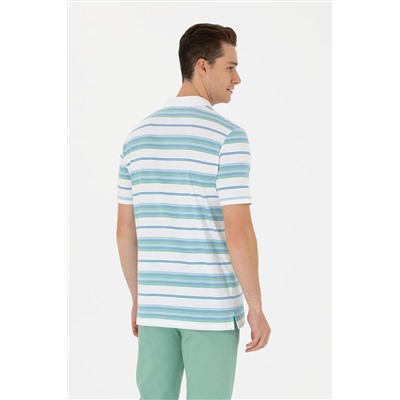 Erkek Beyaz Polo Yaka Tişört