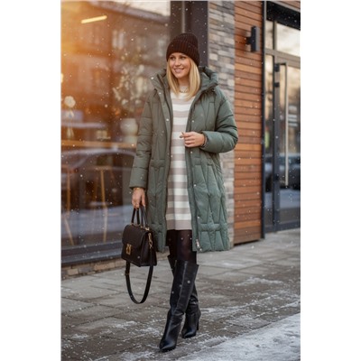 Зимняя куртка удлиненная, арт.28117