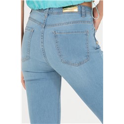Kadın Açık Mavi Jean Pantolon