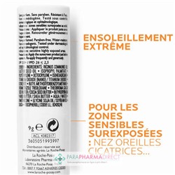 La Roche Posay Anthelios XL - SPF50+ - Stick - Zones Sensibles au Soleil 9g