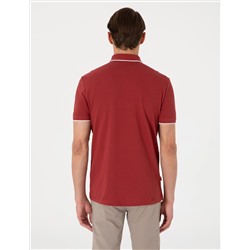 Nar Slim Fit Polo Yaka Tişört