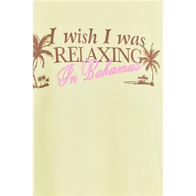 SLOGAN PRINT T-SHIRT