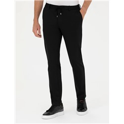 Siyah Ekstra Slim Fit Kumaş Pantolon