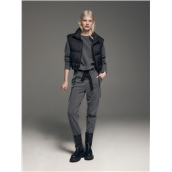 Jerseyhose mit Bindegürtel