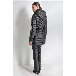 PUFFER JACKET WITH CINCHED WAIST
