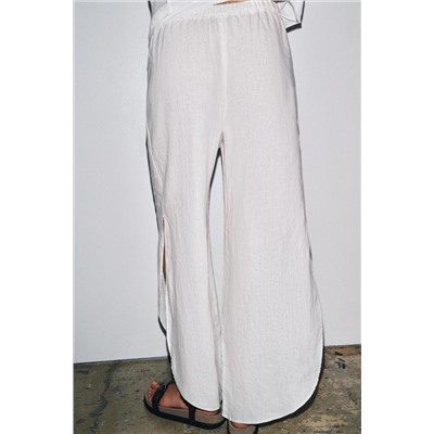 PANTALÓN LINO 100% ABERTURAS ZW COLLECTION