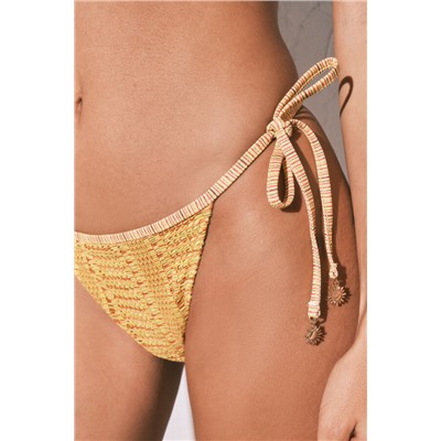 Braga bikini brasileña crochet multicolor