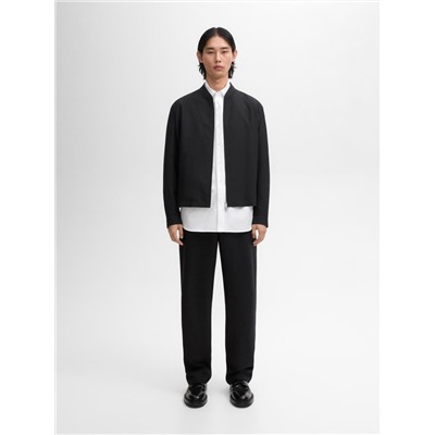 Chaqueta bomber mezcla lana