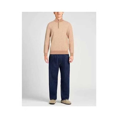 Мужской свитер с высоким горлом с замком  БОС*С