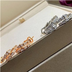 Серьги в виде змеи БУЛГАР*И