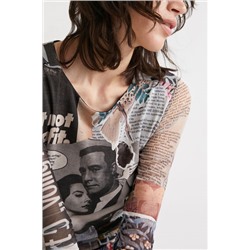 Vestido tul periódicos