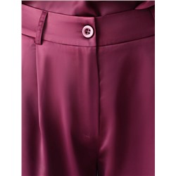 Брюки палаццо широкие из струящегося сатина