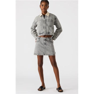 Glacia Denim Jacket Light Grey