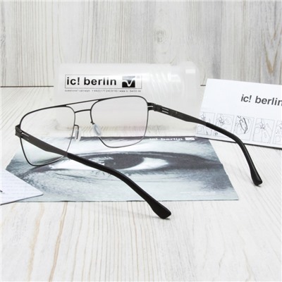 IB00018 - Оправа ic!Berlin Sandro K. gun metal + футляр
