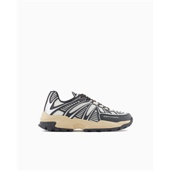 SNEAKERS WITH OPTICAL EFFECT DESIGN AND MAXI SOLE