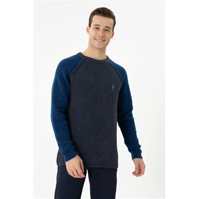 Erkek Lacivert Kazak