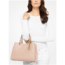 MICHAEL MICHAEL KORS Cynthia Saffiano Leather Satchel