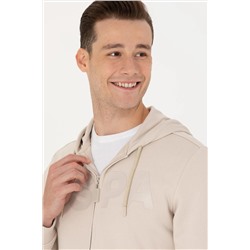 Erkek Bej Sweatshirt