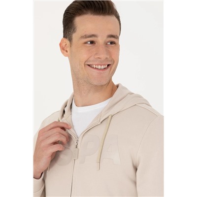 Erkek Bej Sweatshirt