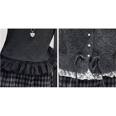 Жилет + водолазка для девочек