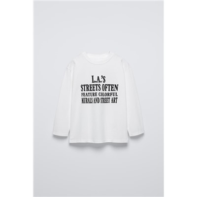 SLOGAN PRINT T-SHIRT
