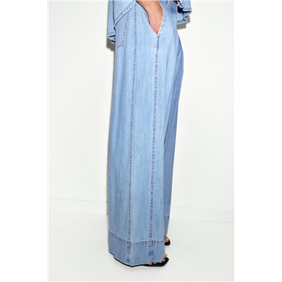 JEANS Z1975 WIDE LEG TIRO MEDIO PINZAS