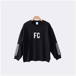 Мужской пуловер FC на флисе